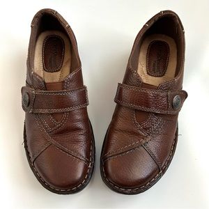 Earth Origins Women's Brown Leather Style Evelyn Shoes 7 M US
